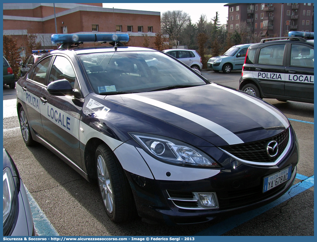 Polizia Locale YA678AC
Polizia Locale
Comune di San Michele al Tagliamento
Mazda 6 II serie
Allestitore Carrozzeria Battiston
Parole chiave: Polizia;Locale;Municipale;San Michele al Tagliamento;Mazda;6;Battiston;YA678AC;YA 678 AC