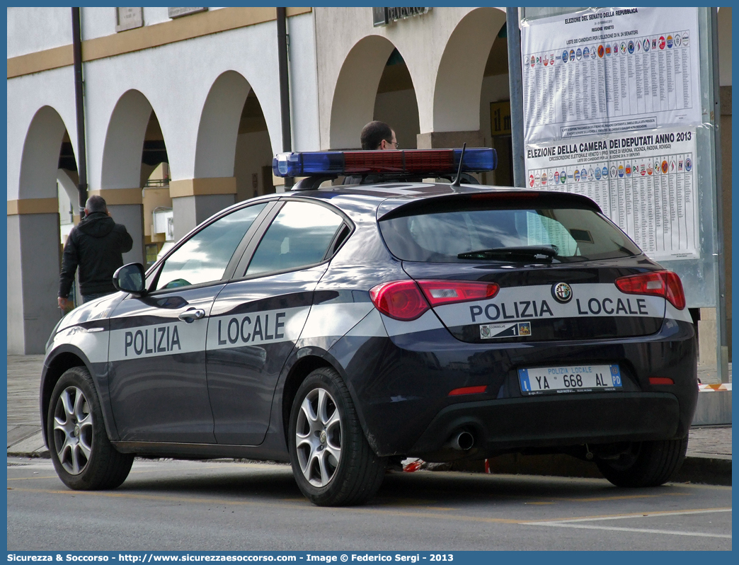 Polizia Locale YA668AL
Polizia Locale
Comune di Conselve
Alfa Romeo Nuova Giulietta
I serie
Allestitore Maritan S.r.l.
Parole chiave: PL;P.L.;PM;P.M.;Polizia;Municipale;Locale;Conselve;Alfa Romeo;Nuova Giulietta;Maritan;Alberto