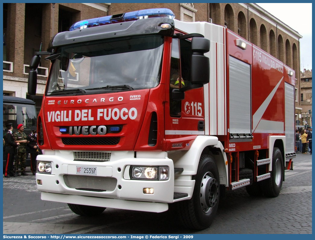 VF 25397
Corpo Nazionale Vigili del Fuoco
Iveco EuroCargo 180E30 III serie
Allestitore Iveco Magirus
Parole chiave: VVF;V.V.F.;Corpo;Nazionale;Vigili;del;Fuoco;ABP;A.B.P.;AutoBottePompa;AutoBotte;Iveco;EuroCargo;180E30;180 E 30;180 E30;Magirus