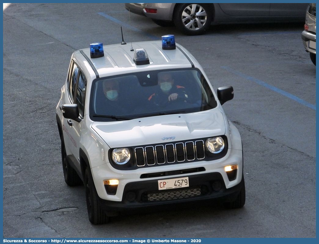 CP 4579
Corpo delle Capitanerie di Porto
Guardia Costiera
Jeep Renegade I serie restyling
Parole chiave: CP;C.P.;GC,G.C.;Guardia;Costiera;Capitaneria;Capitanerie;di;Porto;Jeep;Renegade