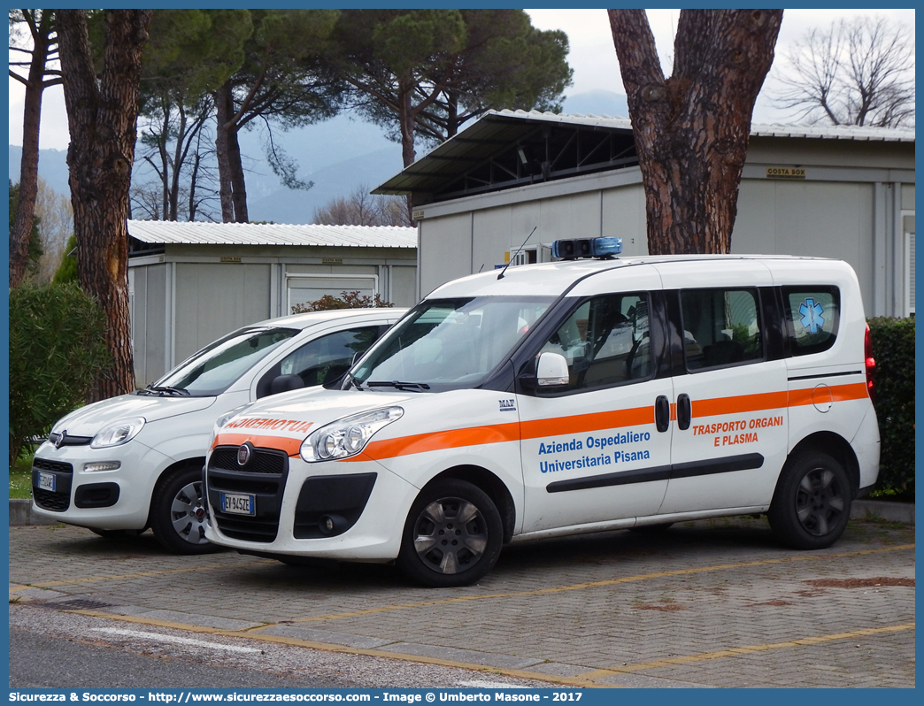 -
Azienda Ospedaliero Universitaria Pisana
Fiat Doblò II serie
Allestitore MAF S.n.c.
Parole chiave: Azienda;Ospedaliero;Universitaria;AOU;A.O.U.;Pisa;Pisana;Automedica;Trasporto;Organi;Sangue;Plasma;Fiat;Doblo;Doblò;MAF;M.A.F.;Mariani Alfredo e Figlio