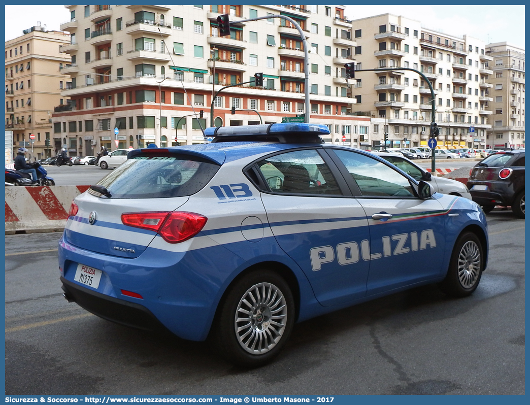 Polizia M1375
Polizia di Stato
Alfa Romeo Nuova Giulietta
I serie II restyling
Allestitore Nuova Carrozzeria Torinese S.r.l.
Parole chiave: PS;P.S.;Polizia;di;Stato;Alfa;Romeo;Giulietta;Nct;Nuova;Carrozzeria;Torinese