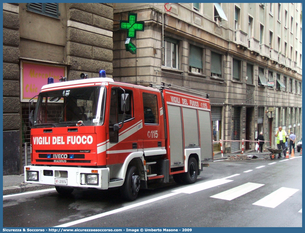 VF 21974
Corpo Nazionale Vigili del Fuoco
Iveco Magirus City2000
100E21 I serie
Parole chiave: VVF;V.V.F.;Corpo;Nazionale;Vigili;del;Fuoco;AutoPompaSerbatoio;APS;A.P.S.;Iveco;Magirus;EuroFire;100E21;City2000;City;2000