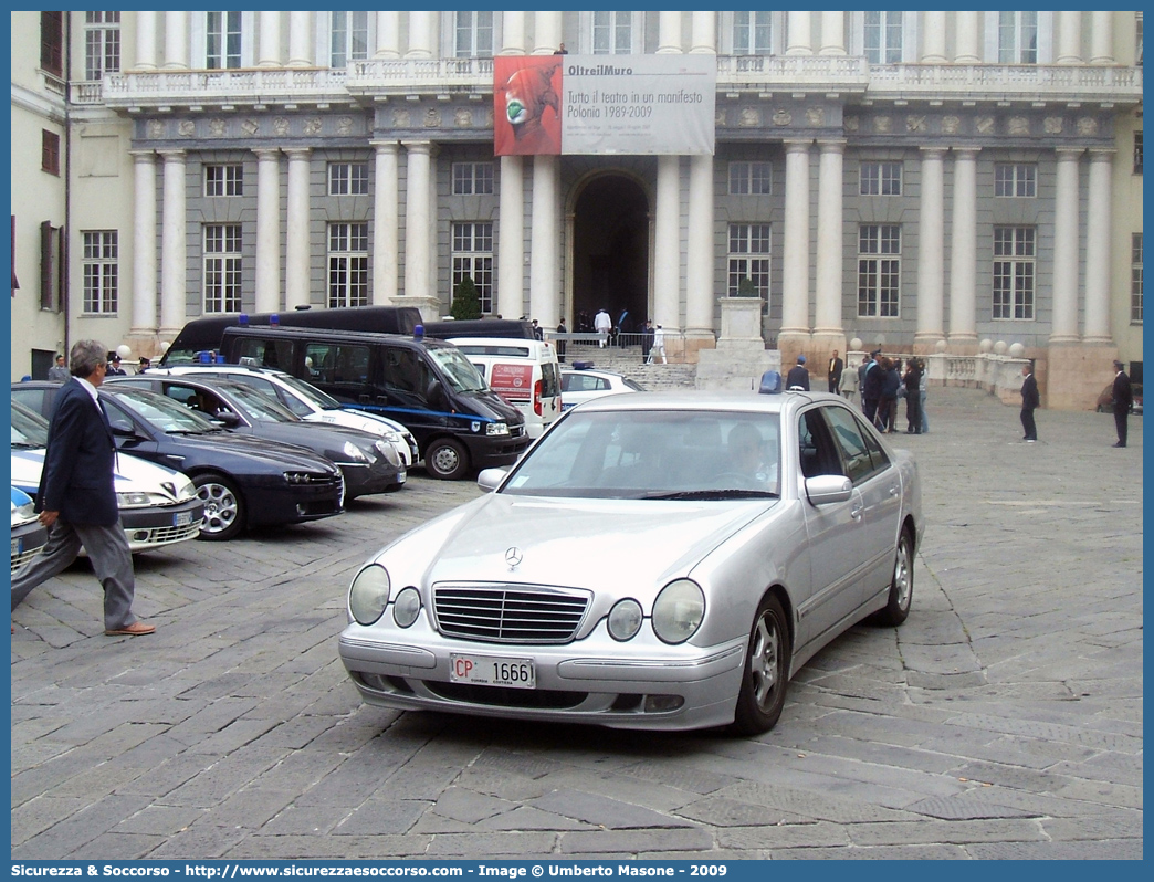 CP 1666
Corpo delle Capitanerie di Porto
Guardia Costiera 
Mercedes Benz Classe E I serie
Parole chiave: Guardia Costiera;Capitaneria di Porto;Mercedes;Mercedes Benz;E270;E