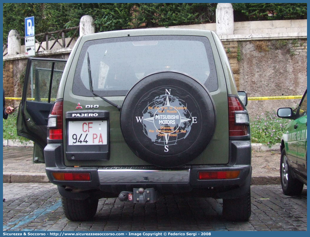 CF 944 PA
Corpo Forestale
Regione Siciliana
Mitsubishi Pajero LWB III serie
Parole chiave: Corpo;Forestale;Regione Sicilia;Sicilia;Regione Siciliana;CFRS;C.F.R.S;Mitsubishi;Pajero;LWB;CF 944 PA;CF944PA