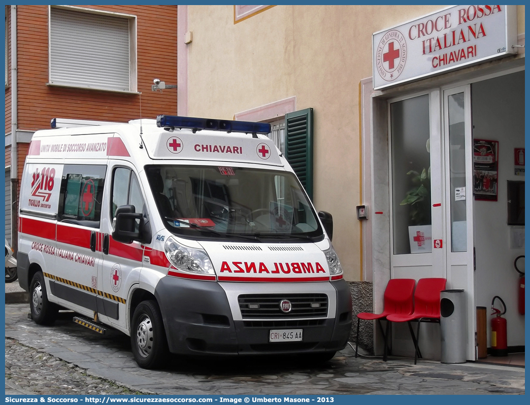 CRI 845AA
Croce Rossa Italiana
Chiavari
Fiat Ducato III serie
Allestitore AVS S.a.s.
Parole chiave: Croce;Rossa;Italiana;CRI;C.R.I.;Ambulanza;Fiat;Ducato;X250;AVS;A.V.S.;Chiavari;845AA;845 AA