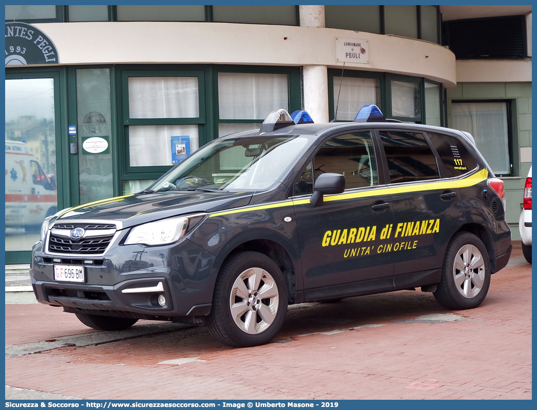 GdiF 696BM
Guardia di Finanza
Unità Cinofile
Subaru Forester VI serie restyling
Allestitore Cita Seconda S.r.l.
Parole chiave: GdiF;G.D.F.;GDF;Guardia di Finanza;Unità;Cinofile;Subaru;Forester