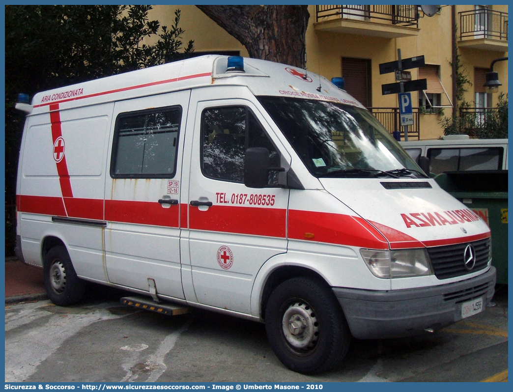 CRI 14556
Croce Rossa Italiana
Levanto (SP)
Mercedes Benz Sprinter I serie
Allestitore MAF S.n.c.
Parole chiave: Croce;Rossa;Italiana;CRI;C.R.I.;Ambulanza;Mercedes Benz;Sprinter;Levanto;MAF;M.A.F.;Mariani Alfredo e Figli;14556