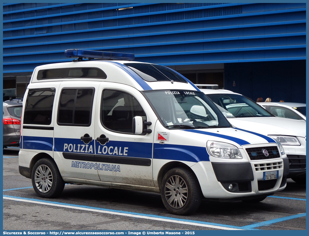 Polizia Locale YA977AA
Polizia Locale Metropolitana
Città Metropolitana di Genova
Fiat Doblò I serie restyling
Parole chiave: Polizia;Locale;Metropolitana;Genova;Fiat;Doblo;Doblò