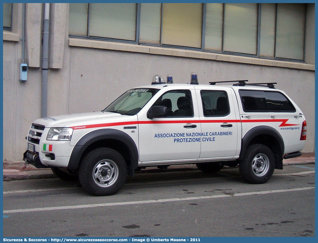 -
Associazione Nazionale Carabinieri
Liguria
Ford Ranger II serie
Allestitore Bertazzoni S.r.l.
Parole chiave: Associazione;Nazionale;Carabinieri;ANC;A.N.C.;Liguria;Ford;Ranger;Bertazzoni