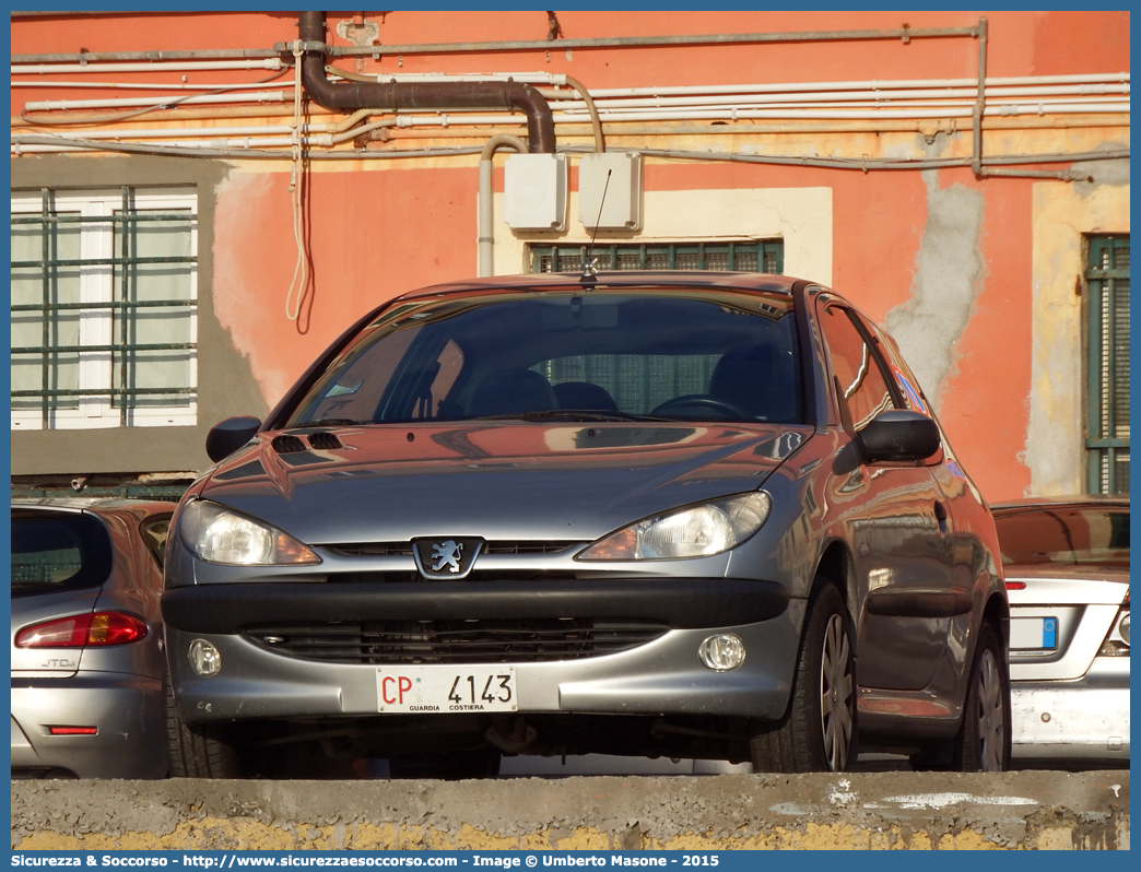 CP 4143
Corpo delle Capitanerie di Porto
Guardia Costiera 
Peugeot 206
Parole chiave: Guardia Costiera;Capitaneria di Porto;Peugeot;206