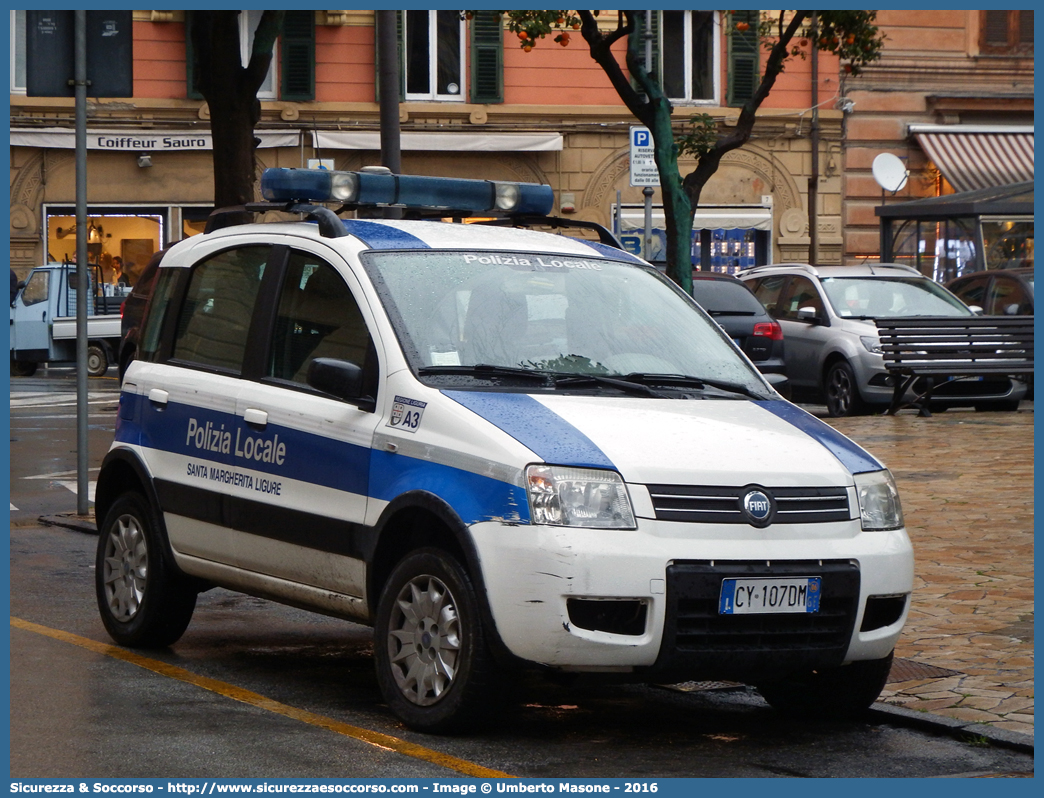 -
Polizia Locale
Comune di Santa Margherita Ligure
Fiat Nuova Panda 4x4 I serie
Parole chiave: Polizia;Locale;Munipale;Santa;Margherita;Ligure;Fiat;Nuova Panda;4x4;4 x 4