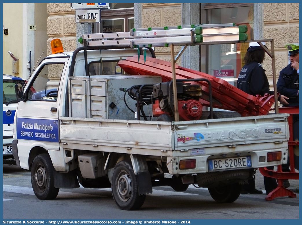 -
Polizia Municipale
Comune di Sestri Levante
Piaggio Porter II serie
Parole chiave: Polizia;Locale;Municipale;Sestri Levante;Piaggio;Porter