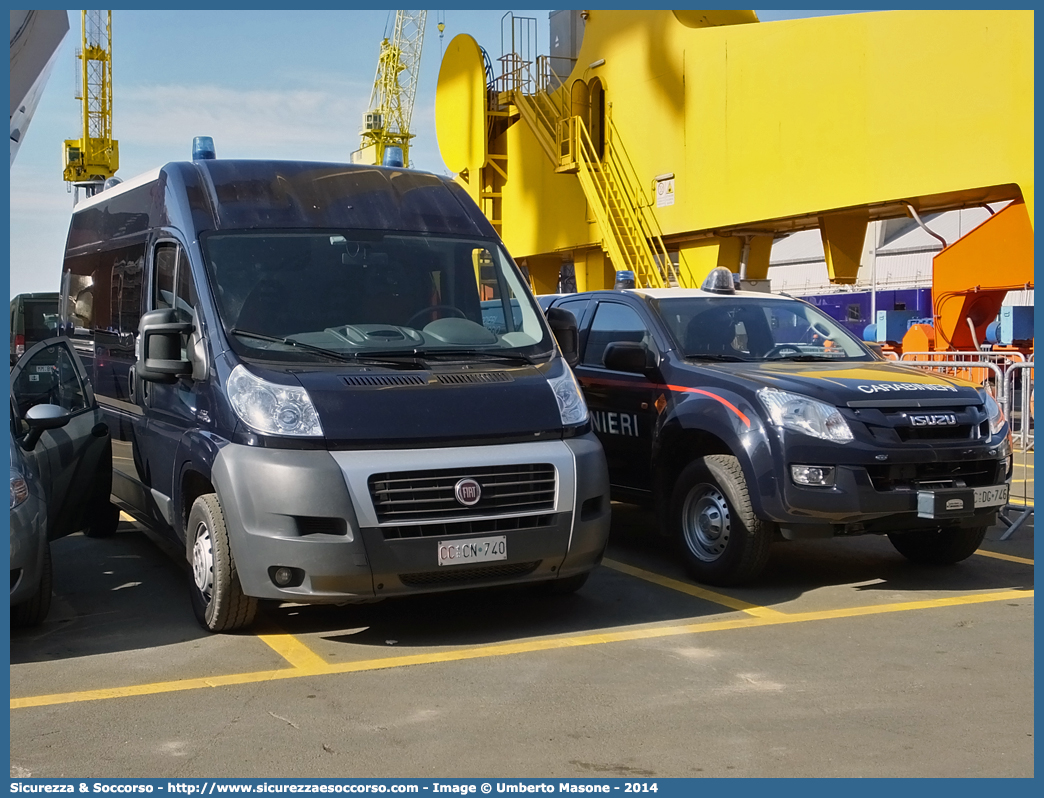 CC CN740
Arma dei Carabinieri
Centro e Nuclei Cinofili
Fiat Ducato III serie
Parole chiave: CC;C.C.;Arma;Carabinieri;Centro;Nucleo;Cinofili;Fiat;Ducato