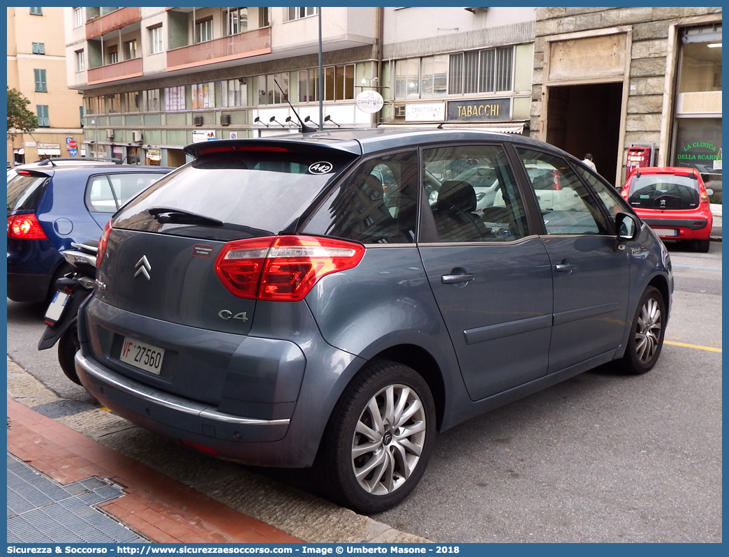 VF 27560
Corpo Nazionale Vigili del Fuoco
Citroen C4 Picasso I serie
Parole chiave: Corpo;Nazionale;Vigili del Fuoco;Vigili;Fuoco;Citroen;C4;C 4;Picasso