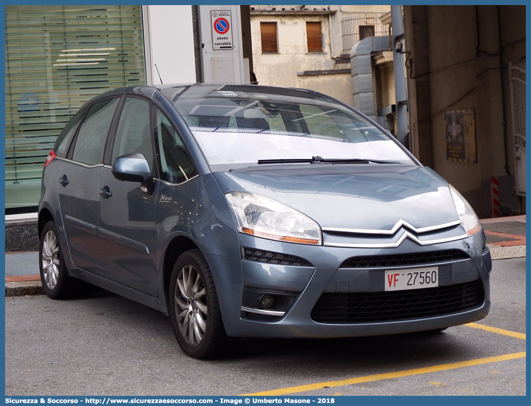 VF 27560
Corpo Nazionale Vigili del Fuoco
Citroen C4 Picasso I serie
Parole chiave: Corpo;Nazionale;Vigili del Fuoco;Vigili;Fuoco;Citroen;C4;C 4;Picasso