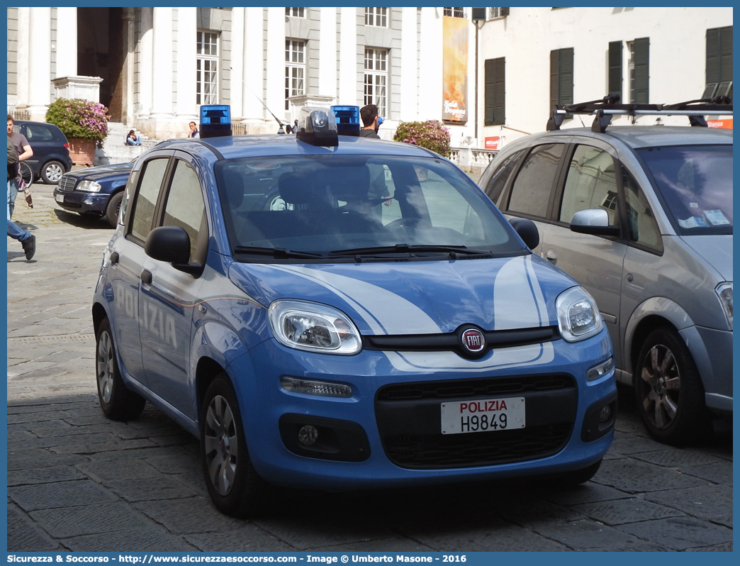 Polizia H9849
Polizia di Stato
Fiat Nuova Panda II serie
Allestitore Nuova Carrozzeria Torinese S.r.l.
(I fornitura)
Parole chiave: PS;P.S.;Polizia;di;Stato;Polizia;Fiat;Nuova;Panda;Nuova;Carrozzeria;Torinese