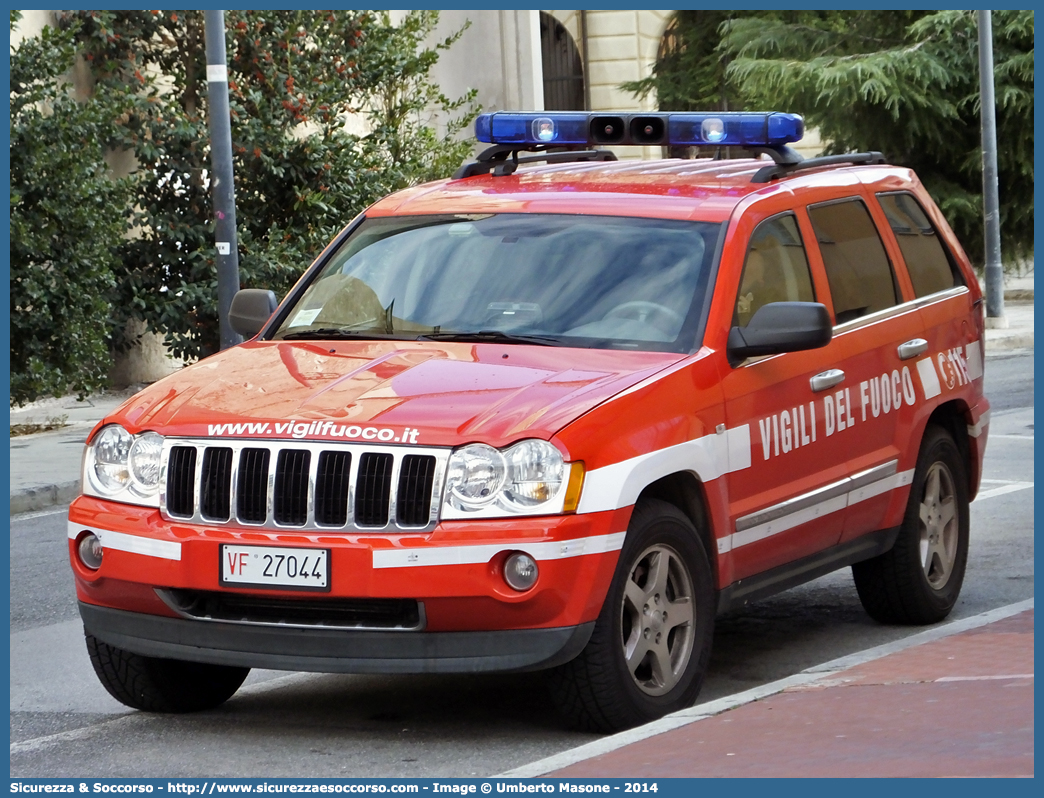 VF 27044
Corpo Nazionale Vigili del Fuoco
Jeep Grand Cherokee III serie
Parole chiave: Corpo;Nazionale;Vigili del Fuoco;Vigili;Fuoco;Jeep;Grand Cherokee