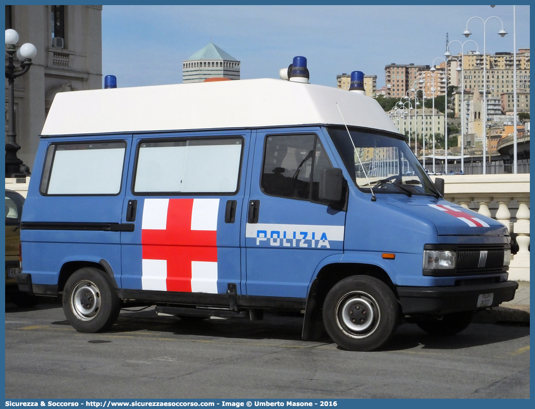 Polizia B1327
Polizia di Stato
Servizio Sanitario
Fiat Ducato I serie restyling
Parole chiave: Polizia di Stato;Polizia;PS;Servizio Sanitario;Fiat;Ambulanza;Ducato I serie restyling;B1327