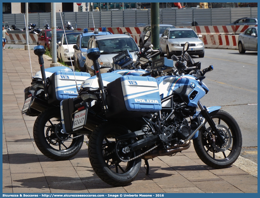 Polizia G2447 - Polizia G2449
Polizia di Stato
Squadra Volante
Bmw F700GS
Parole chiave: PS;P.S.;Polizia;di;Stato;Polizia;Pubblica;Sicurezza;Bmw;F700GS;F 700 GS;F700 GS;F 700GS