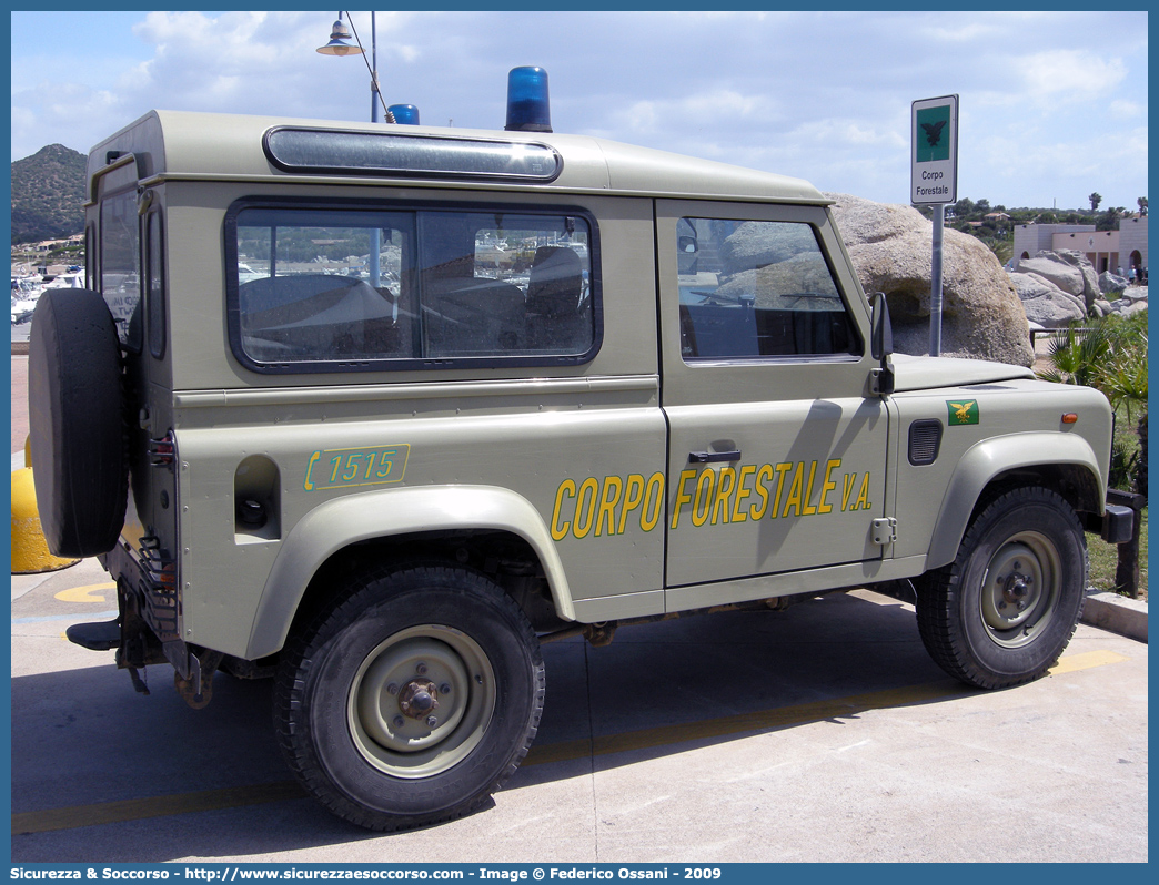 CFva N08 CA
Corpo Forestale
e di Vigilanza Ambientale
Regione Sardegna
Land Rover Defender 90
Parole chiave: CFVA;C.F.V.A.;Corpo;Forestale;Vigilanza;Ambientale;Sardegna;Land Rover;Defender;90