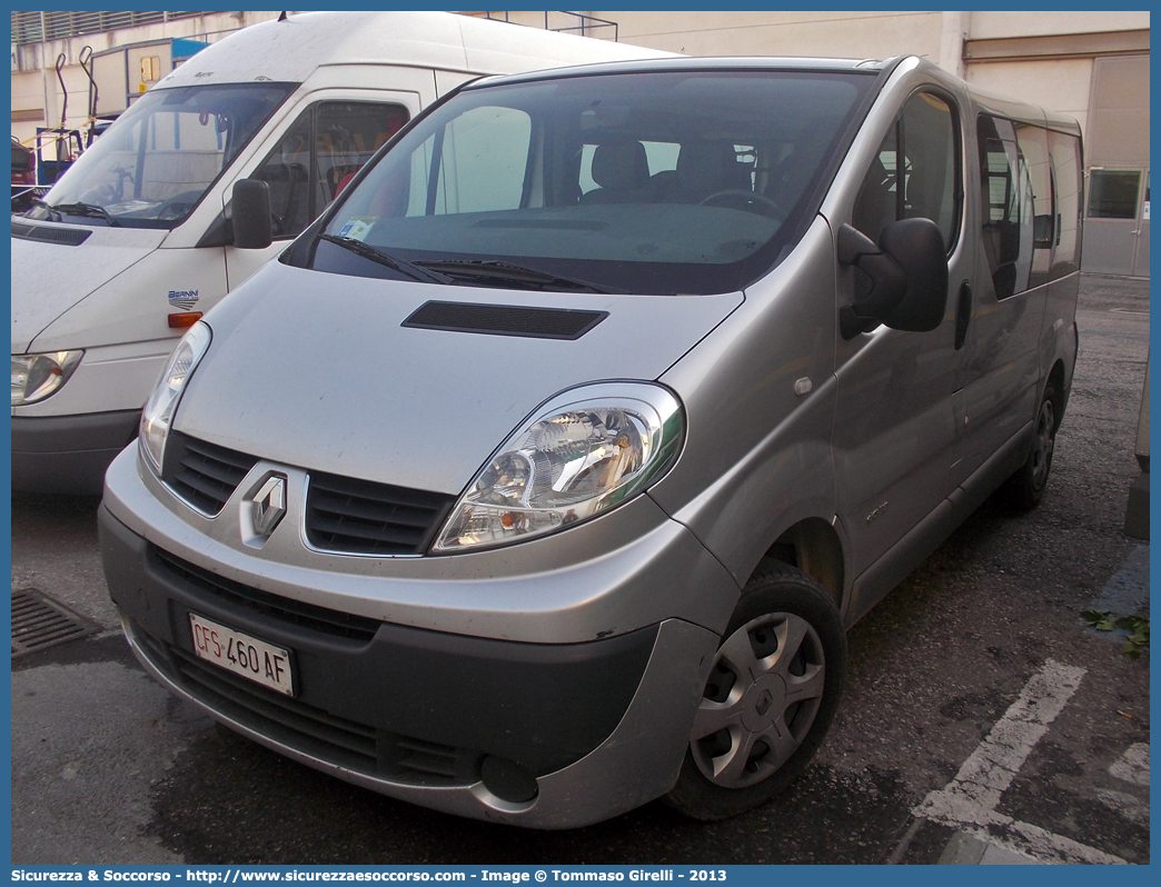 CFS 460AF
Corpo Forestale dello Stato
Renault Trafic III serie
Parole chiave: Corpo;Forestale;Stato;Corpo Forestale dello Stato;CFS;C.F.S.;Renault;Trafic