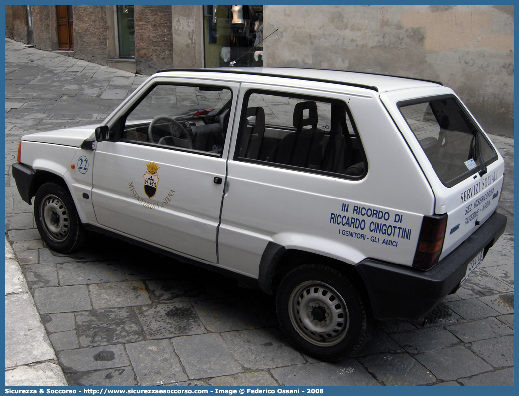 22
Misericordia di Siena
Fiat Panda II serie
Parole chiave: Misericordia;Misericordie;Siena;Fiat;Panda