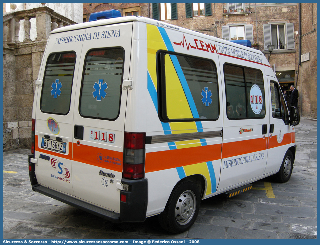 18
Misericordia di Siena
Fiat Ducato II serie
Allestitore Alessi e Becagli
Parole chiave: Misericordia;Misericordie;Siena;Fiat;Ducato;Alessi e Becagli;A&B;Ambulanza