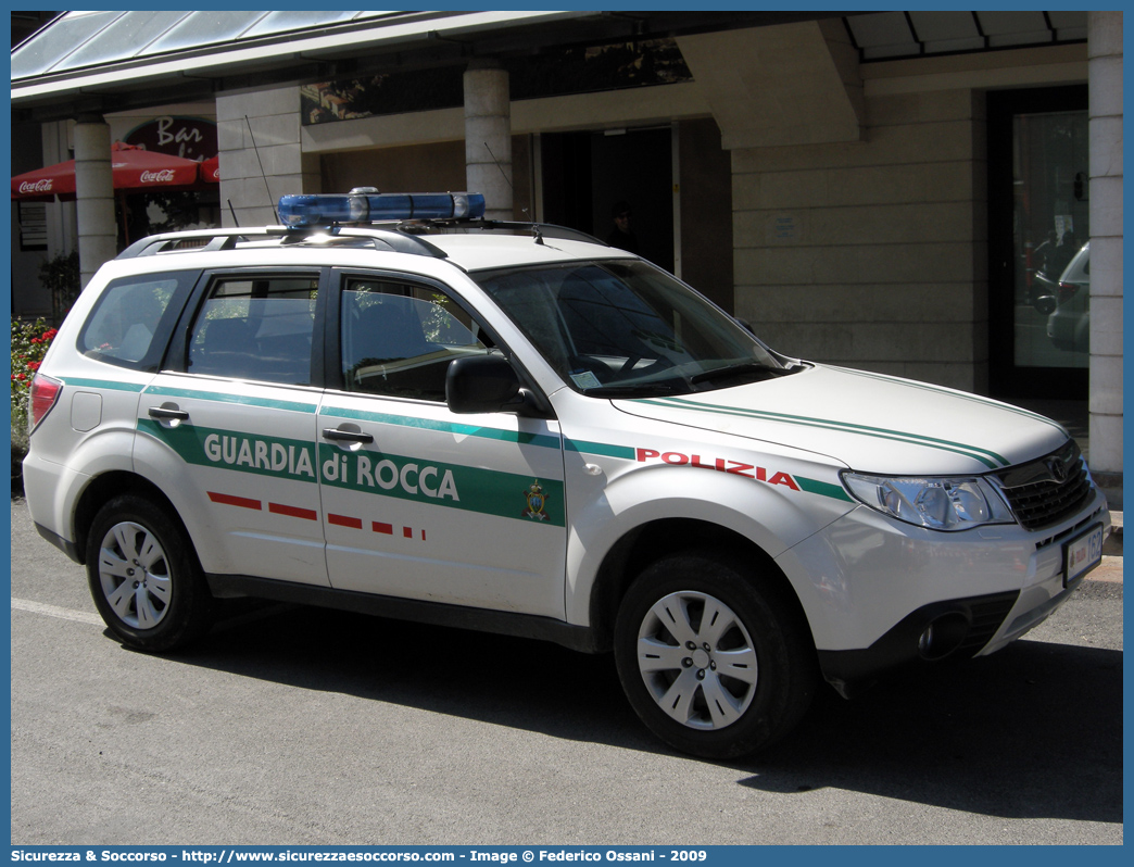 Polizia 162
Repubblica di San Marino
Guardia di Rocca
Subaru Forester V serie
Allestitore Focaccia Group S.r.l.
Parole chiave: Repubblica;San Marino;RSM;R.S.M.;Guardia di Rocca;Guardia;Rocca;Subaru;Forester;Focaccia