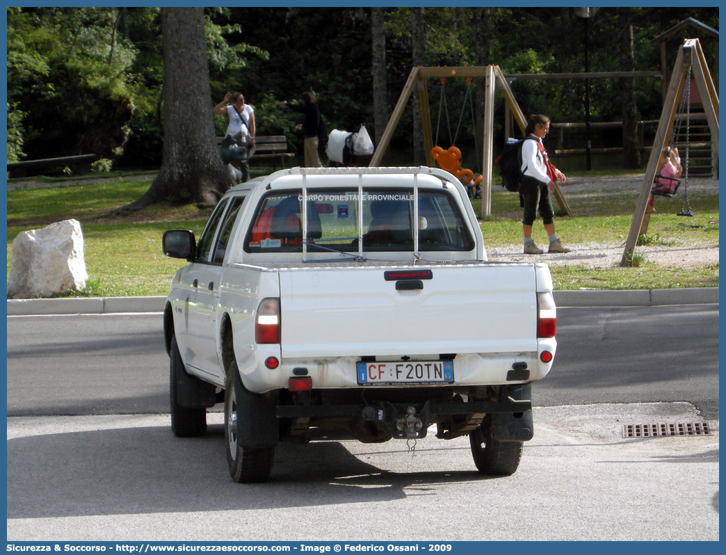 CF F20TN
Corpo Forestale
Provincia Autonoma di Trento
Mitsubishi L200 III serie restyling
Parole chiave: Corpo;Forestale;Trento;CF;C.F.;TN;T.N.;Mitsubishi;L200 III serie;CF F20TN;CFF20TN