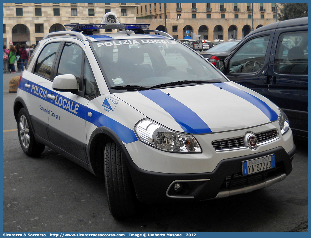 Polizia Locale YA372AD
Polizia Locale
Comune di Cicagna
Fiat Sedici II serie
Parole chiave: Polizia;Locale;Municipale;Cicagna;Fiat;Sedici;YA372AD;YA 372 AD