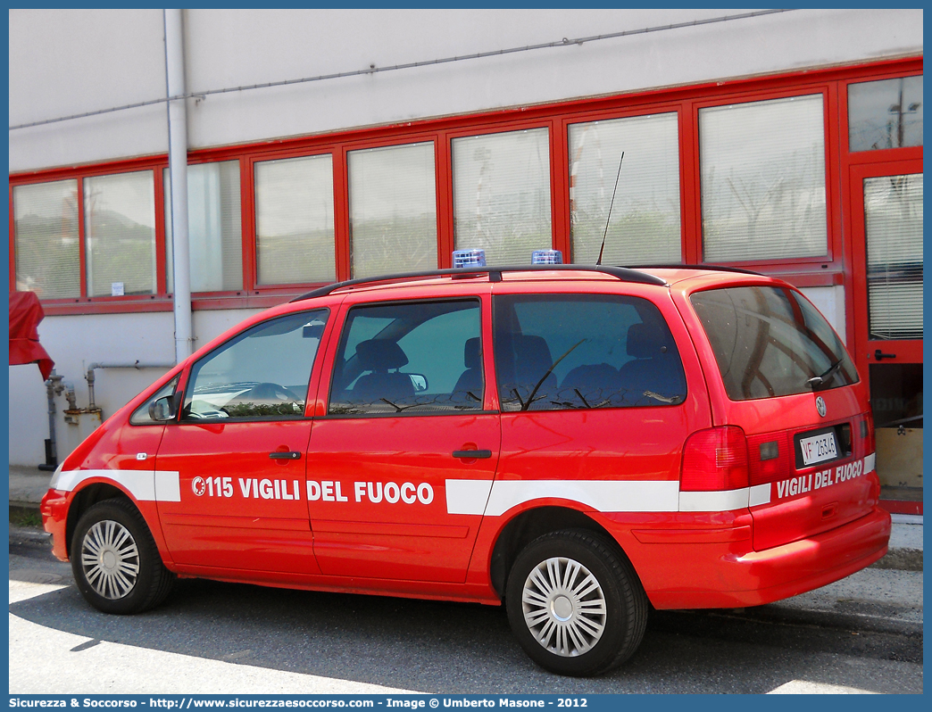 VF 26346
Corpo Nazionale Vigili del Fuoco
Volkswagen Sharan II serie
(variante)
Parole chiave: Corpo;Nazionale;Vigili del Fuoco;Vigili;Fuoco;Volkswagen;Sharan