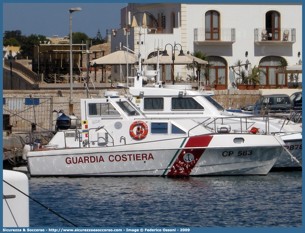 CP 583
Corpo delle Capitanerie di Porto
Guardia Costiera
Vedetta Costiera Classe 512
Parole chiave: Guardia;Costiera;Capitaneria;Capitanerie;Porto;Vedetta;Vedette;Costiera;Costiere;Classe;512;CP;C.P.;G.C.;GC;CP583;CP 583