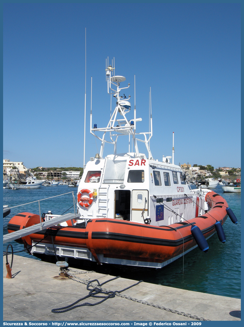 CP 301
Corpo delle Capitanerie di Porto
Guardia Costiera
Vedetta SAR Ognitempo Classe 300
"Ammiraglio Francese"
Cantieri Navali CodecasaDue S.p.A.
Parole chiave: CP;C.P.;G.C.;GC;Guardia;Costiera;Capitaneria;Capitanerie;Porto;Vedetta;Vedette;Costiera;Costiere;Classe;300;SAR;Ammiraglio;Francese;Codecasa