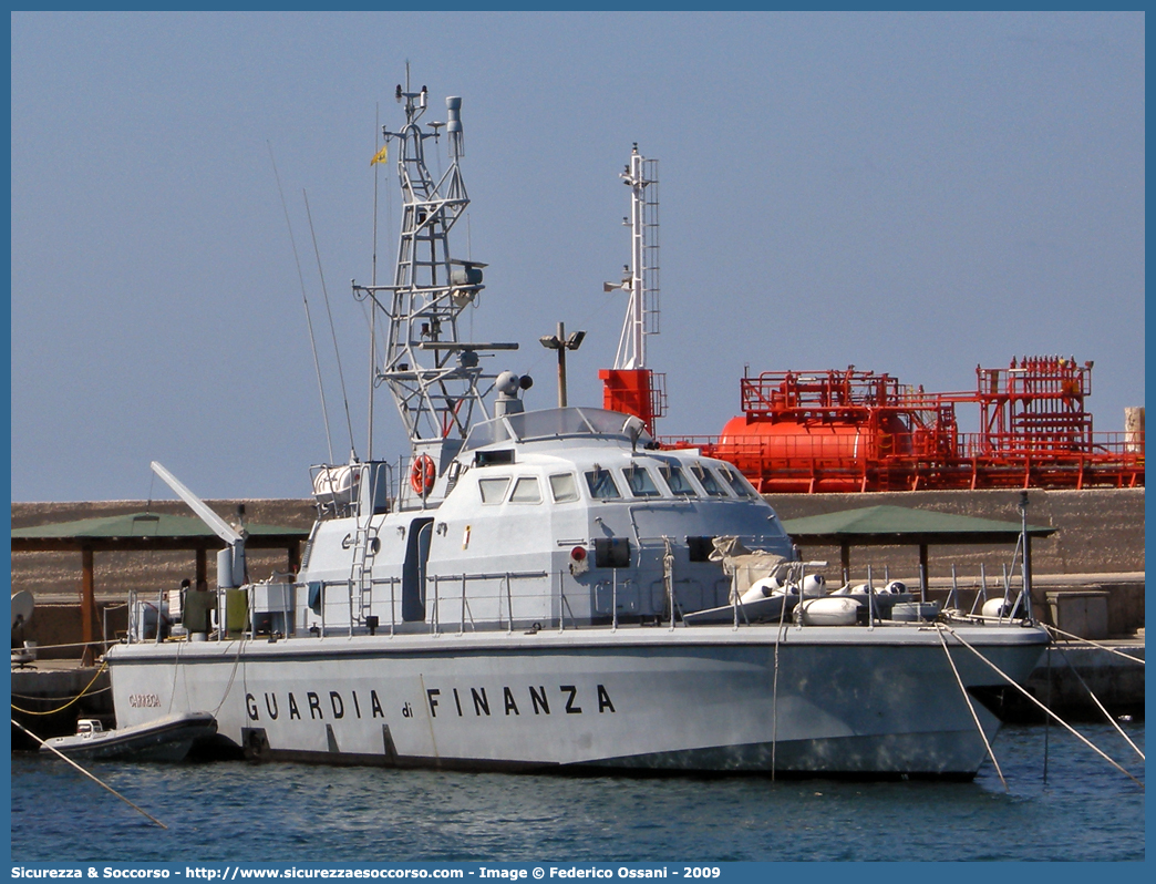 G.107 "Carreca"
Guardia di Finanza
R.O.A.N. Componente Navale
Guardacoste Classe "Corrubia"
Parole chiave: GdiF;G.D.F.;GDF;Guardia di Finanza;R.O.A.N.;ROAN;Componente Navale;Guardacoste;Corrubia;Carreca;G107;G.107