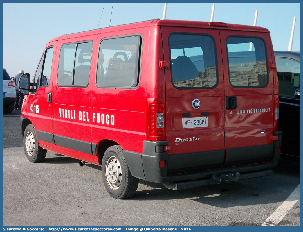 VF 23681
Corpo Nazionale Vigili del Fuoco
Fiat Ducato II serie restyling
Parole chiave: Corpo;Nazionale;Vigili del Fuoco;Vigili;Fuoco;Fiat;Ducato