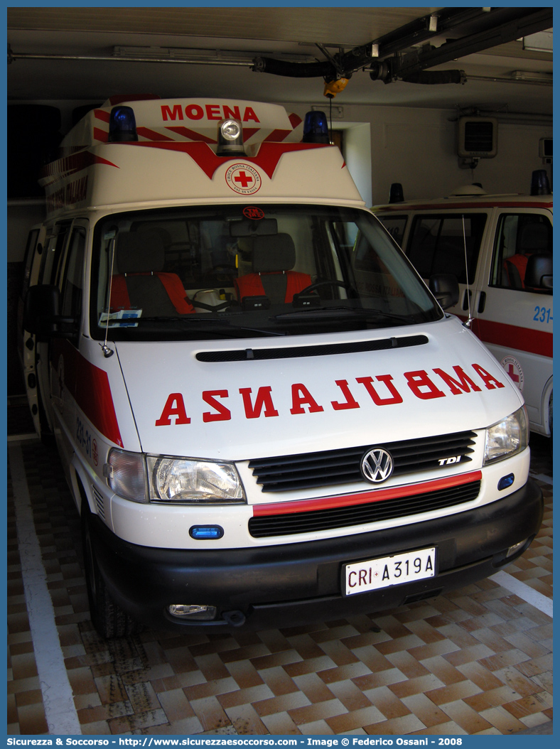 CRI A319A
Croce Rossa Italiana
Moena (TN)
Volkswagen Transporter T4 restyling
Allestitore EDM S.r.l.
Parole chiave: Croce;Rossa;Italiana;CRI;C.R.I.;Ambulanza;Volkswagen;Transporter;T4;Moena;Val di Fassa;EDM