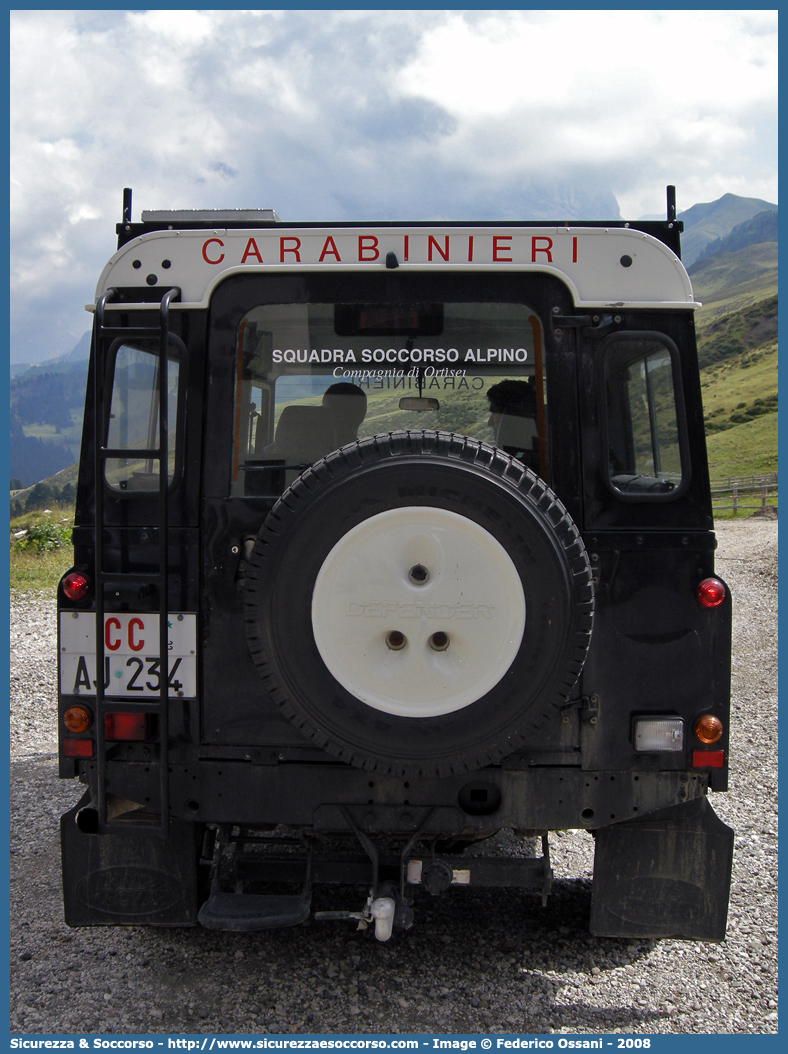 CC AJ234
Arma dei Carabinieri
Soccorso Alpino
Land Rover Defender 110
Parole chiave: CCAJ234;Arma dei Carabinieri;Soccorso Alpino;Land Rover;Defender;110;CC;AJ 234