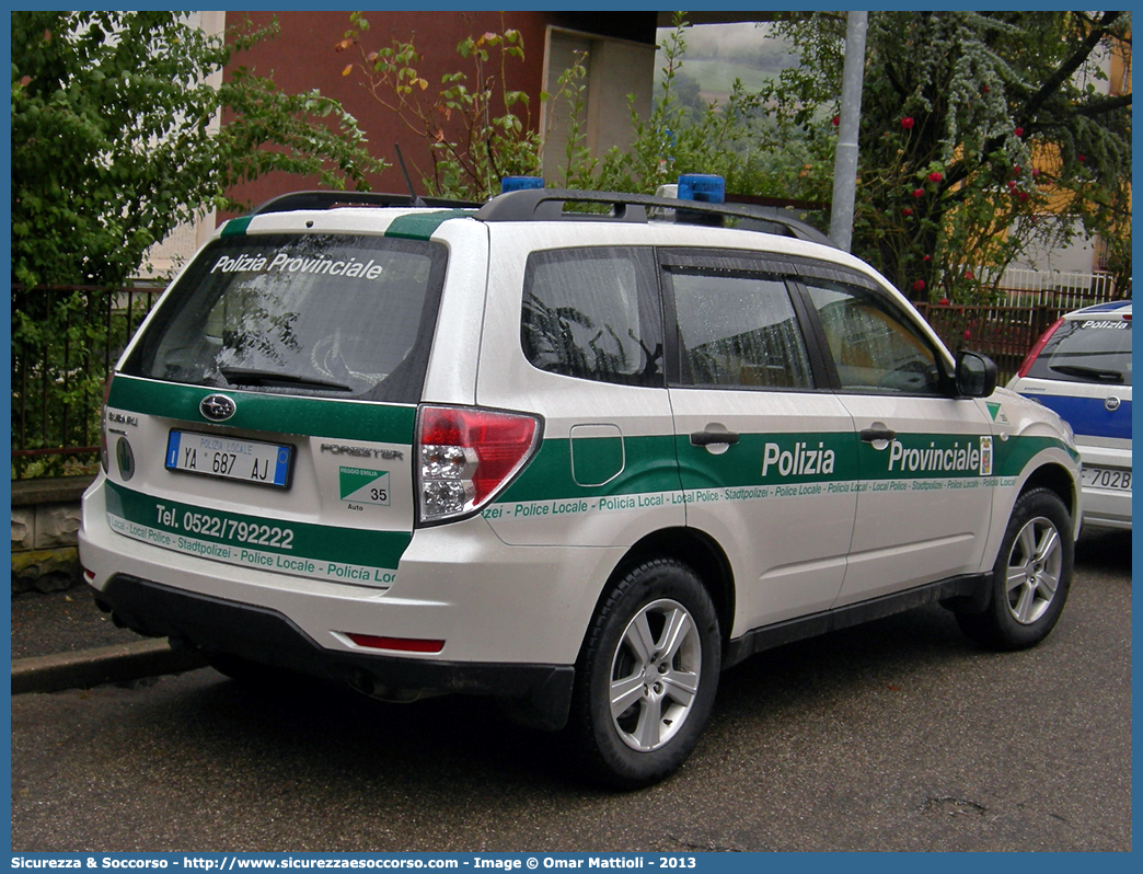 Polizia Locale YA687AJ
Polizia Provinciale
Provincia di Reggio Emilia
Subaru Forester V serie
Parole chiave: Polizia;Locale;Provinciale;Reggio Emilia;Subaru;Forester;YA687AJ;YA 687 AJ