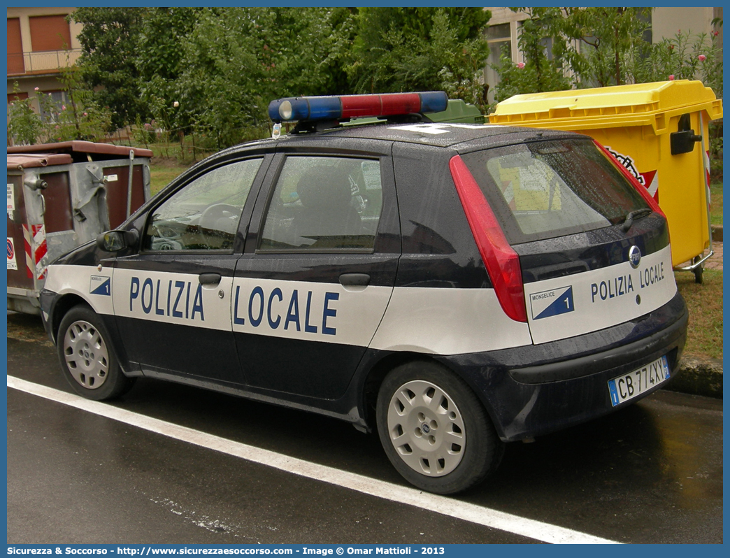 -
Polizia Locale
Comune di Monselice
Fiat Punto II serie
Parole chiave: Polizia;Locale;Municipale;Monselice;Fiat;Punto