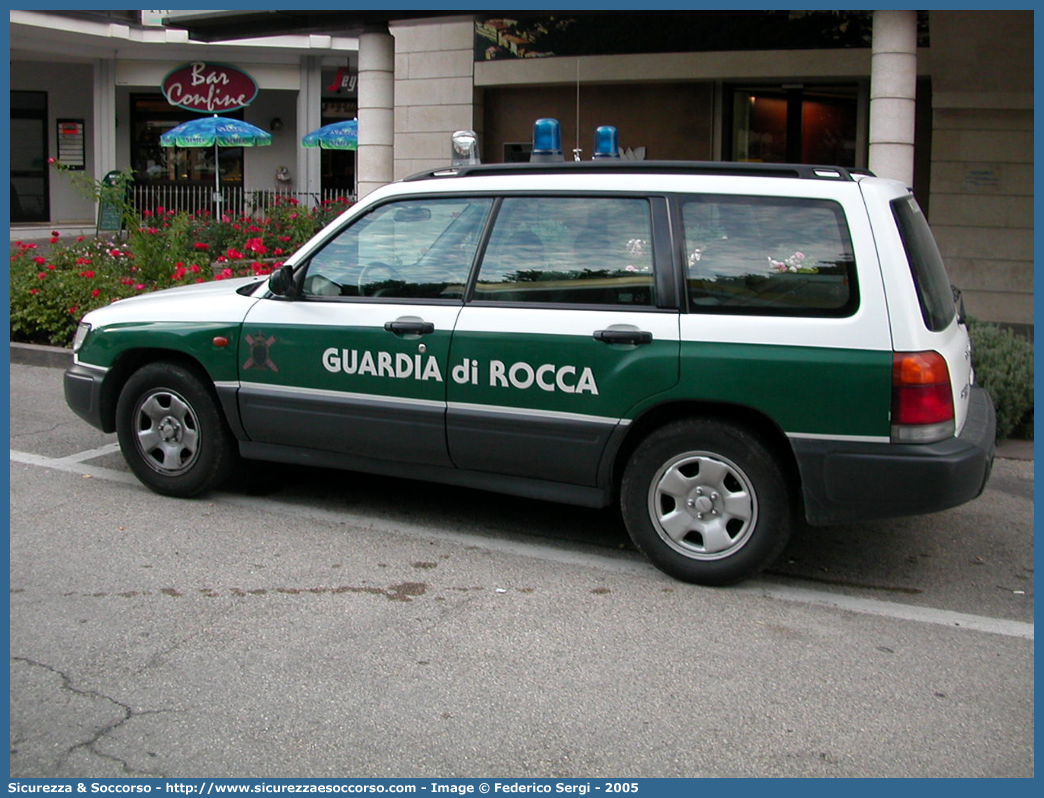 Polizia 110
Repubblica di San Marino
Guardia di Rocca
Subaru Forester I serie
(variante)
Parole chiave: Repubblica;San Marino;RSM;R.S.M.;Guardia di Rocca;Guardia;Rocca;Subaru;Forester