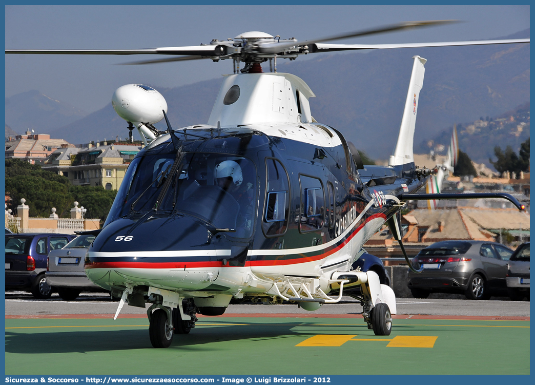 MM81678 / CC 56
Arma dei Carabinieri
Raggruppamento Carabinieri Aeromobili
Agusta Westland AW109N Nexus
Parole chiave: CC;C.C.;Arma;Carabinieri;Raggruppamento;Aeromobili;Agusta;Westland;AgustaWestland;AW109N;AW;109;109N;Nexus