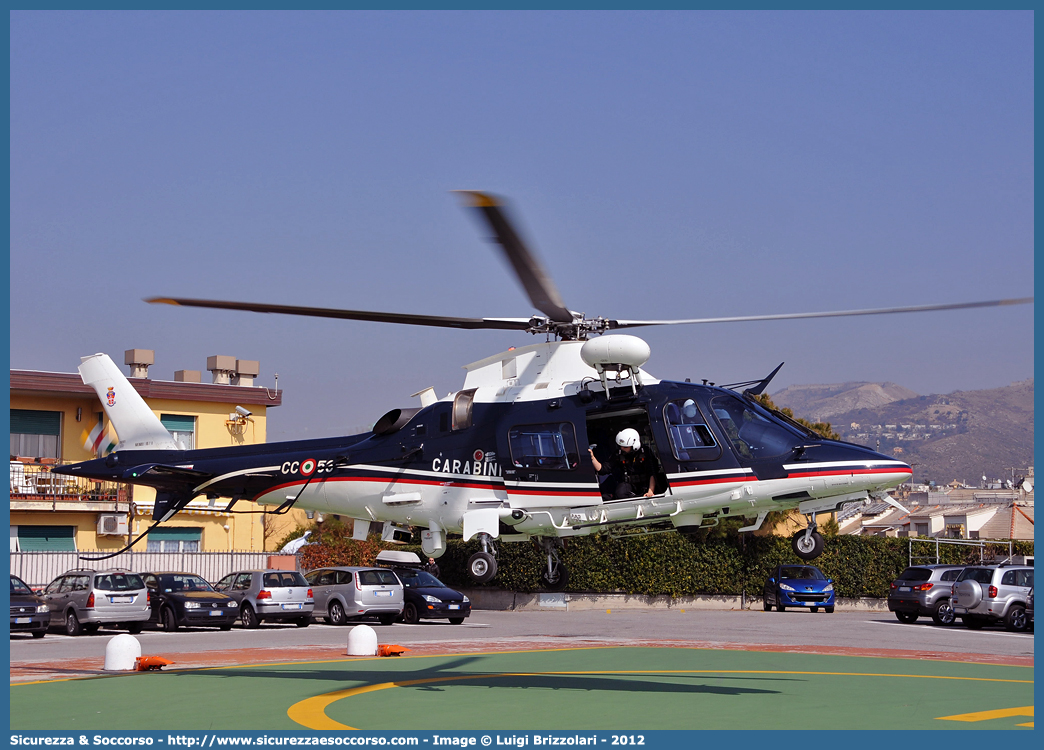 MM81678 / CC 56
Arma dei Carabinieri
Raggruppamento Carabinieri Aeromobili
Agusta Westland AW109N Nexus
Parole chiave: CC;C.C.;Arma;Carabinieri;Raggruppamento;Aeromobili;Agusta;Westland;AgustaWestland;AW109N;AW;109;109N;Nexus