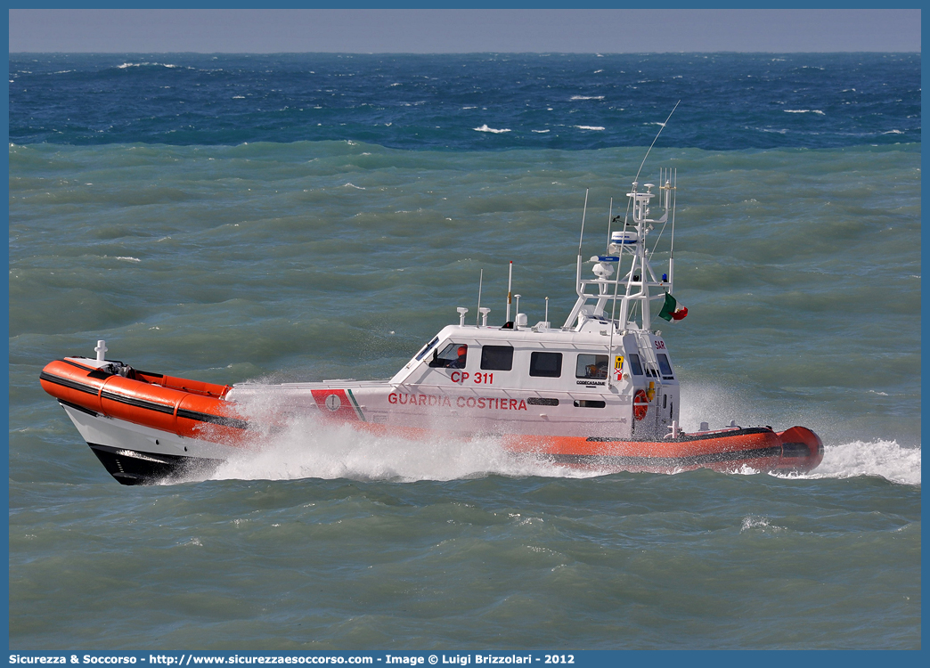 CP 311
Corpo delle Capitanerie di Porto
Guardia Costiera
Vedetta SAR Ognitempo Classe 300
"Ammiraglio Francese"
Cantieri Navali CodecasaDue S.p.A.
Parole chiave: CP;C.P.;G.C.;GC;Guardia;Costiera;Capitaneria;Capitanerie;Porto;Vedetta;Vedette;Costiera;Costiere;Classe;300;SAR;Ammiraglio;Francese;Codecasa