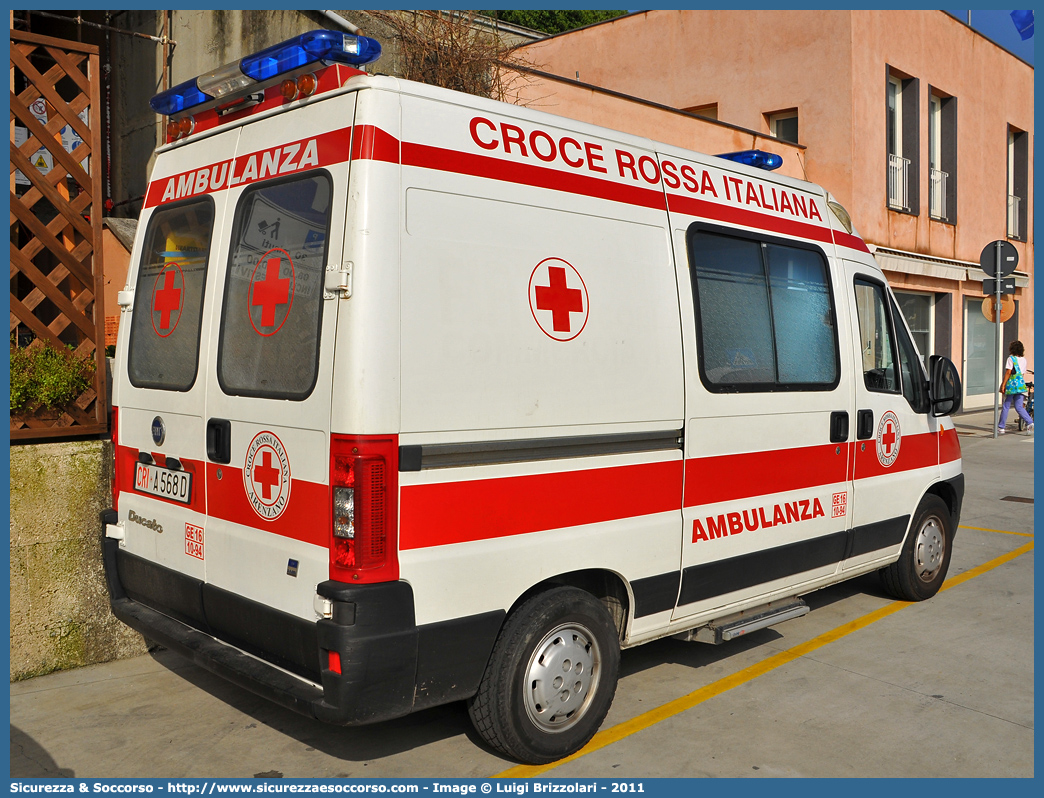 CRI A568D
Croce Rossa Italiana
Arenzano
Fiat Ducato II serie restyling
Parole chiave: Croce;Rossa;Italiana;CRI;C.R.I.;Ambulanza;Fiat;Ducato;Arenzano