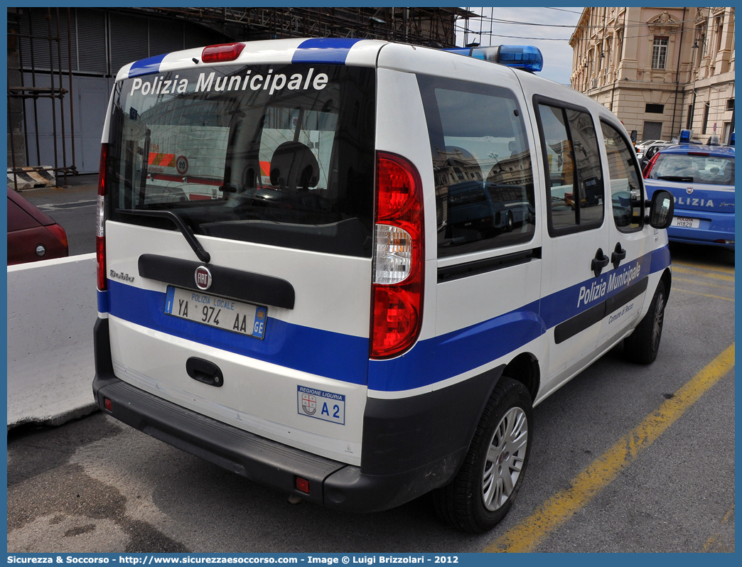 Polizia Locale YA974AA
Polizia Municipale
Comune di Recco
Fiat Doblò I serie restyling
Parole chiave: Polizia;Locale;Municipale;Recco;Fiat;Doblò;Doblo;YA974AA;YA 974 AA