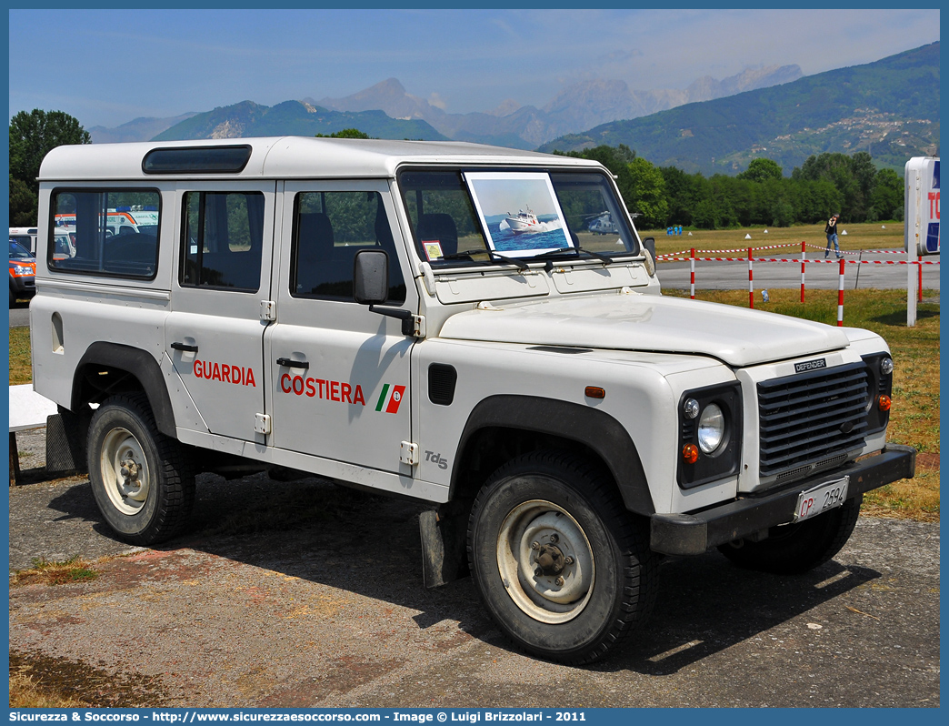 CP 2594
Corpo delle Capitanerie di Porto
Guardia Costiera
Land Rover Defender 110
Parole chiave: CP;C.P.;GC;G.C.;Guardia;Costiera;Capitaneria;Capitanerie;di;Porto;Land;Rover;Defender;110