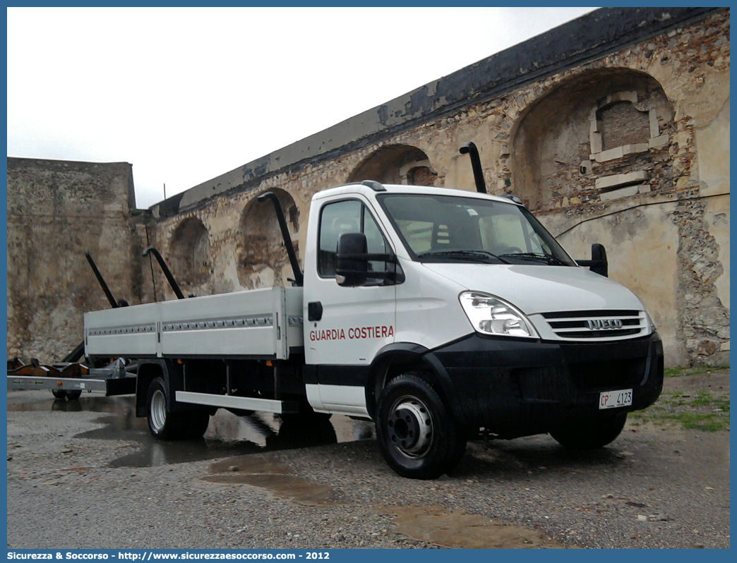 CP 4123
Corpo delle Capitanerie di Porto
Guardia Costiera
Iveco Daily IV serie
Parole chiave: Guardia Costiera;Capitaneria di Porto;Capitanerie di Porto;Iveco;Daily