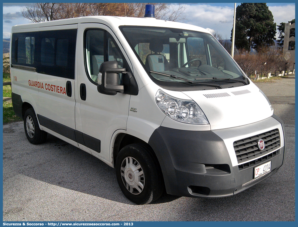 CP 4114
Corpo delle Capitanerie di Porto
Guardia Costiera 
Fiat Ducato III serie
Parole chiave: CP;C.P.;GC;G.C.;Guardia;Costiera;Capitaneria;Capitanerie;di;Porto;Fiat;Ducato;X250;X 250