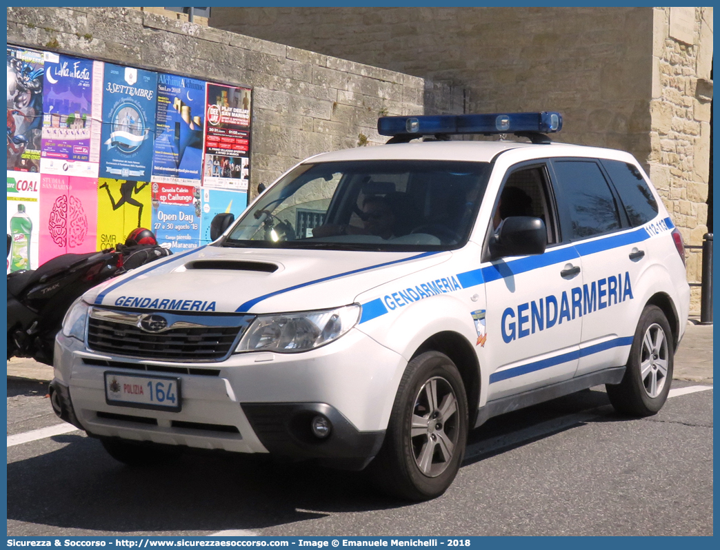 Polizia 164
Repubblica di San Marino
Gendarmeria
Subaru Forester V serie
Parole chiave: Repubblica;San Marino;RSM;R.S.M.;Gendarmeria;Subaru;Forester